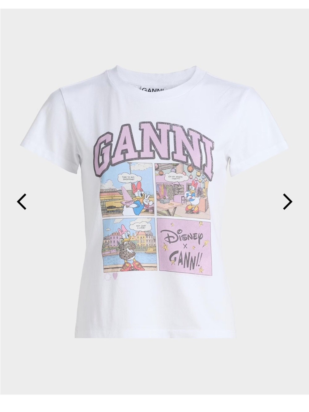 Ganni
Cartoon Cotton Jersey T-Shirt